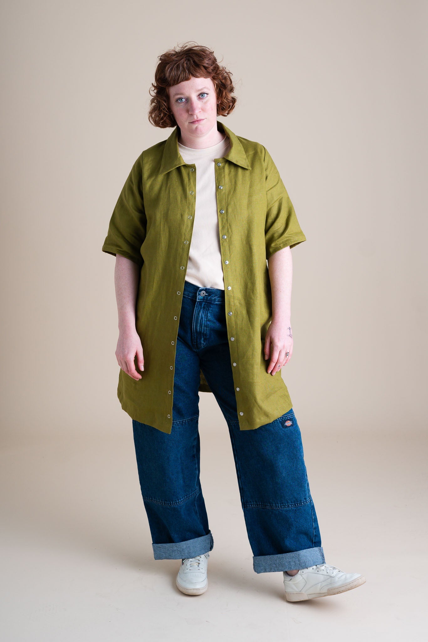 Revolution Dress (Updated) in Avocado