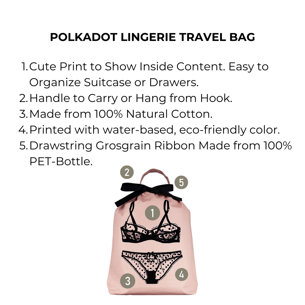 Women's Travel Set 4-pack, Pink/Blush