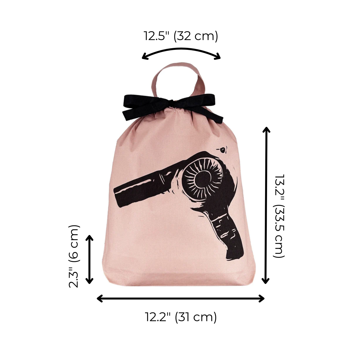 Hair Dryer Travel Bag, Pink - Osadia Concept Store
