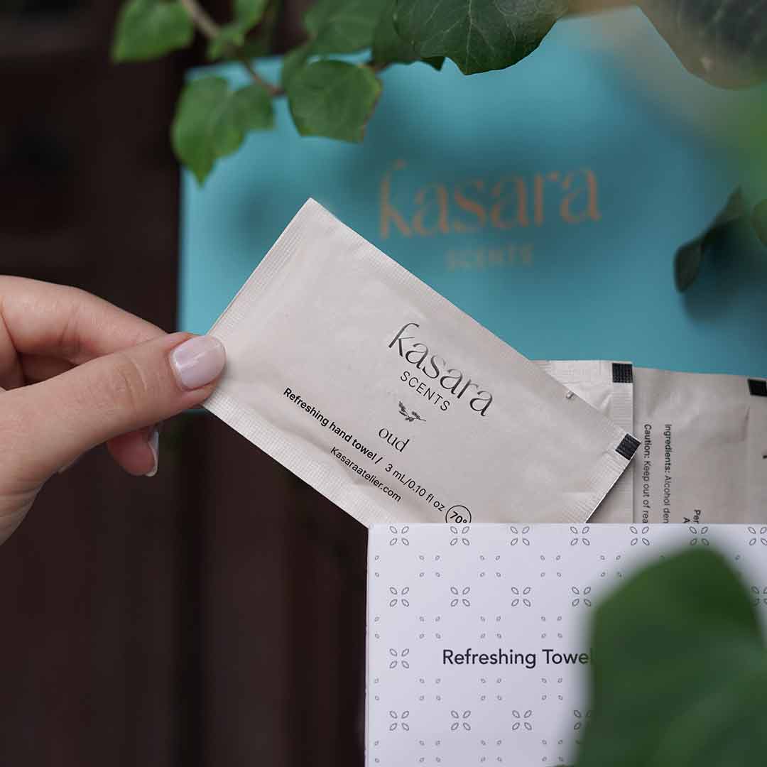 Oud, perfumed wipes 60pcs