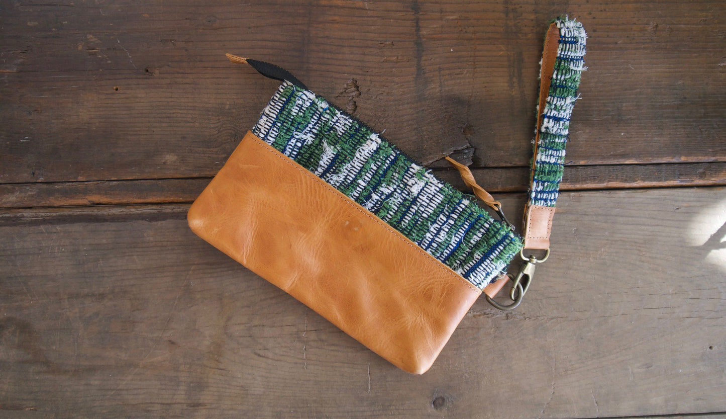 Small Clutch - Tan and Earth