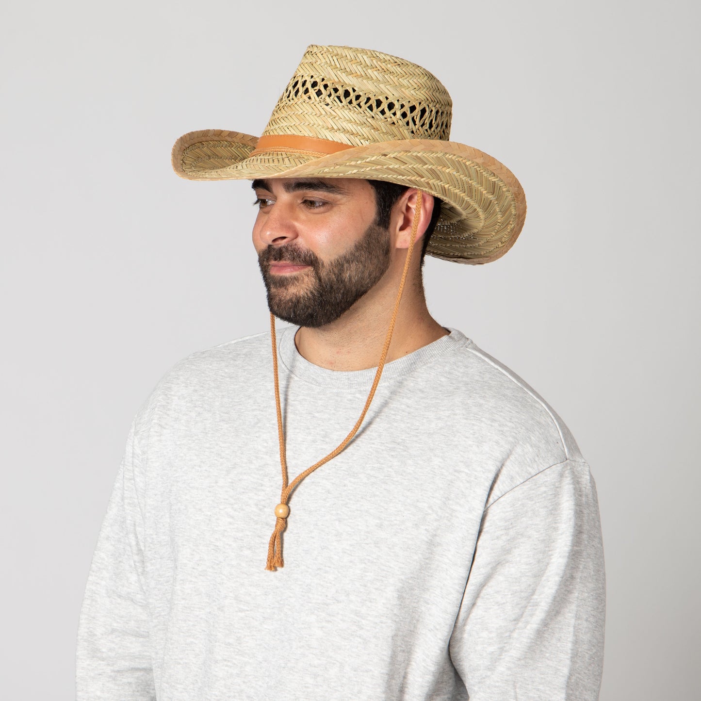 Men's Rush Straw Chin Cowboy (PBC1024OSNAT)