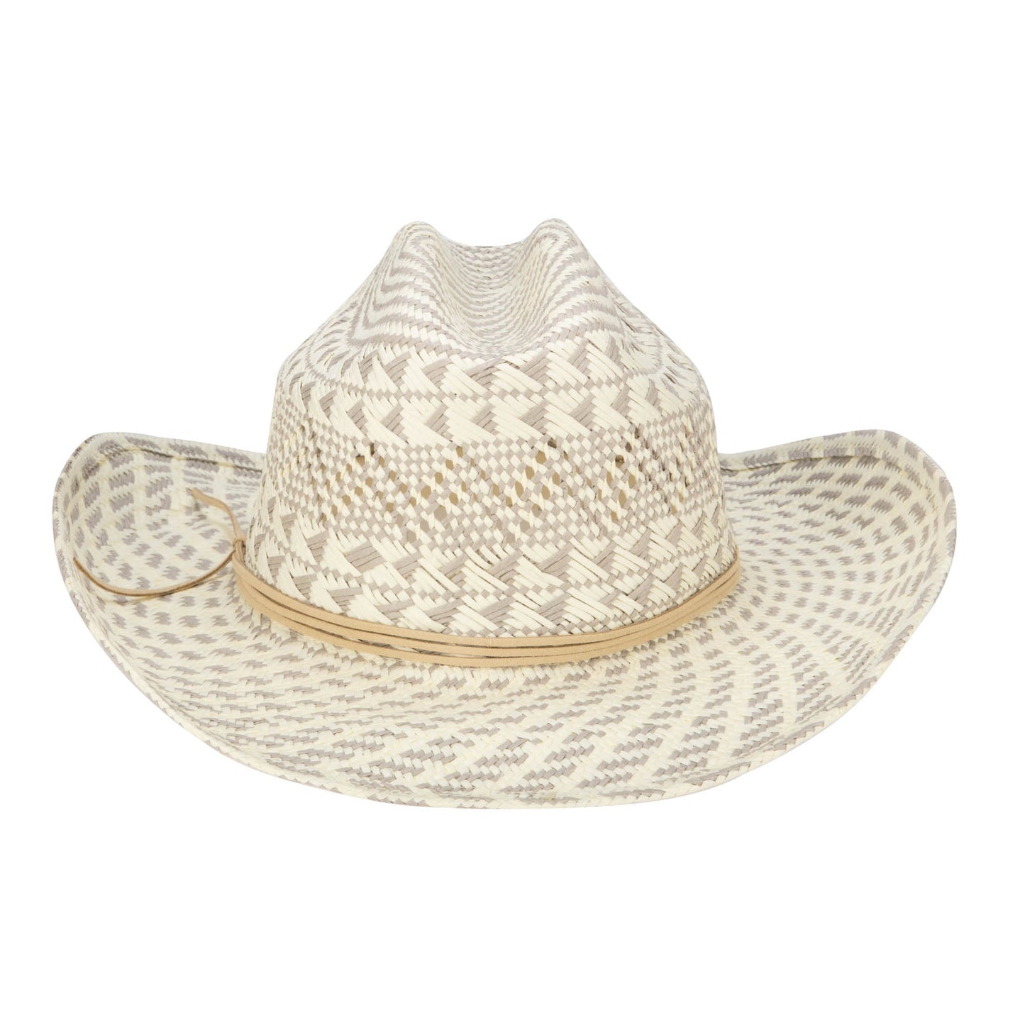 Back West - Woven Distressed Cowboy with Faux Suede Band