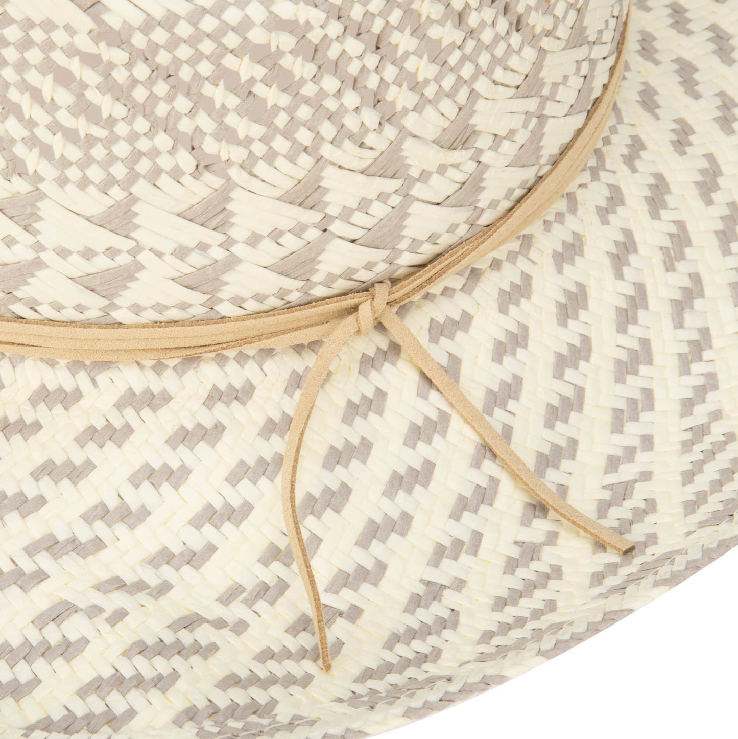 Back West - Woven Distressed Cowboy with Faux Suede Band