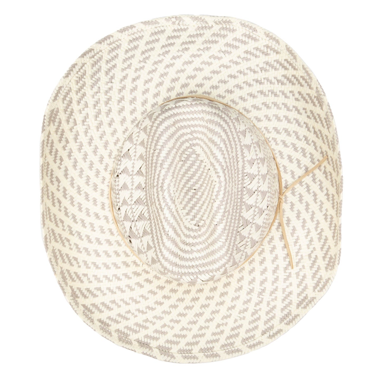 Back West - Woven Distressed Cowboy with Faux Suede Band