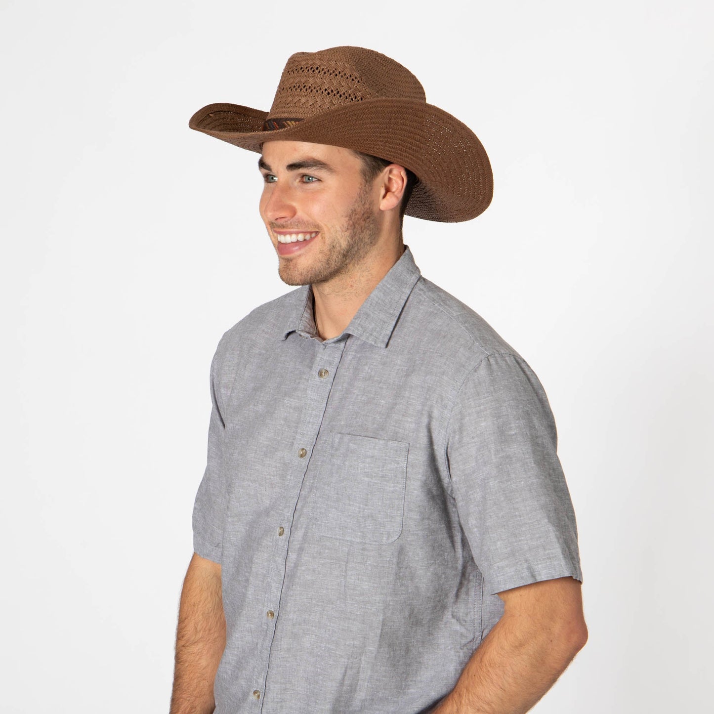 Men's Cattleman's Crease Cowboy with Ventilation