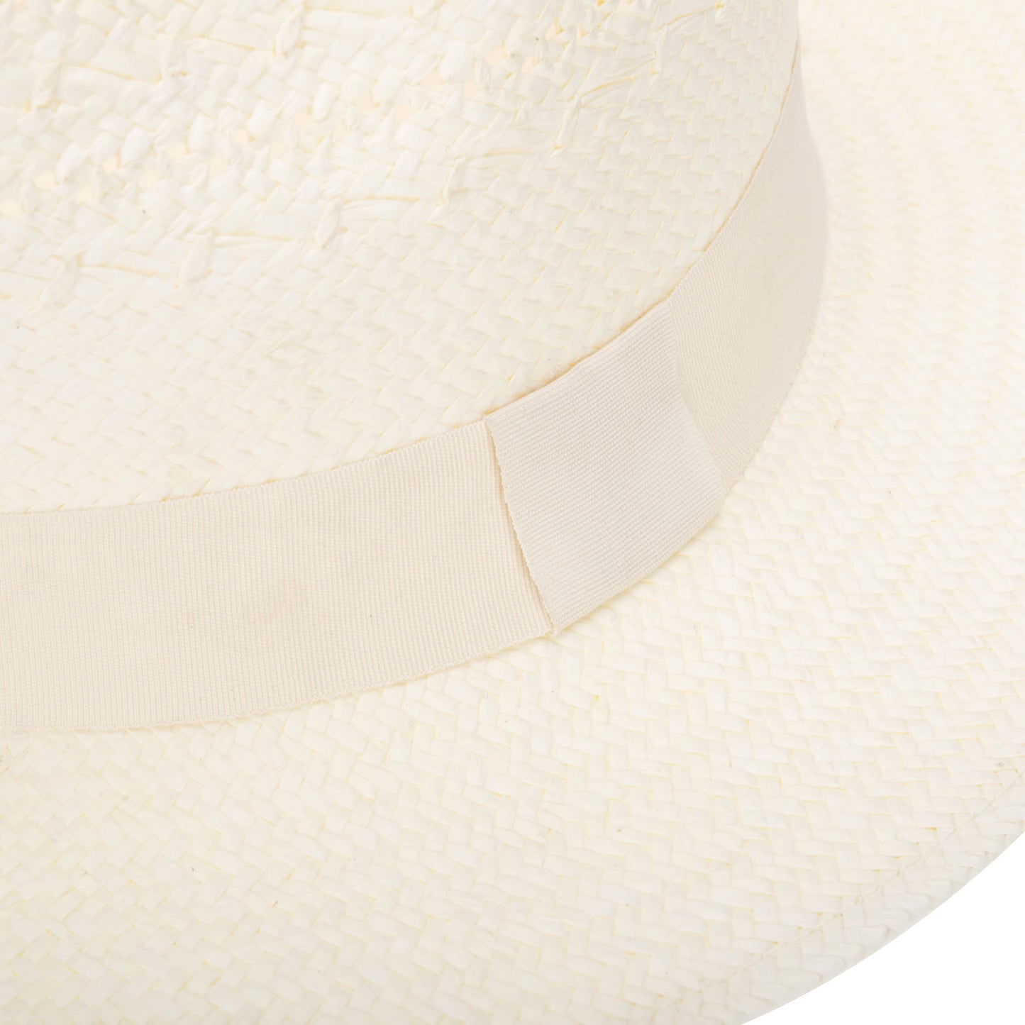 Mens Paperbraid Ivory Fedora
