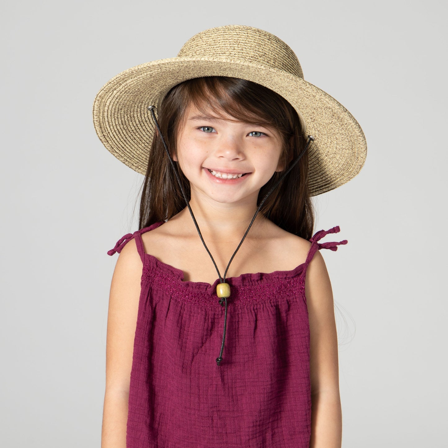4-8 Year Kid's Sun Hat With Chin Strap