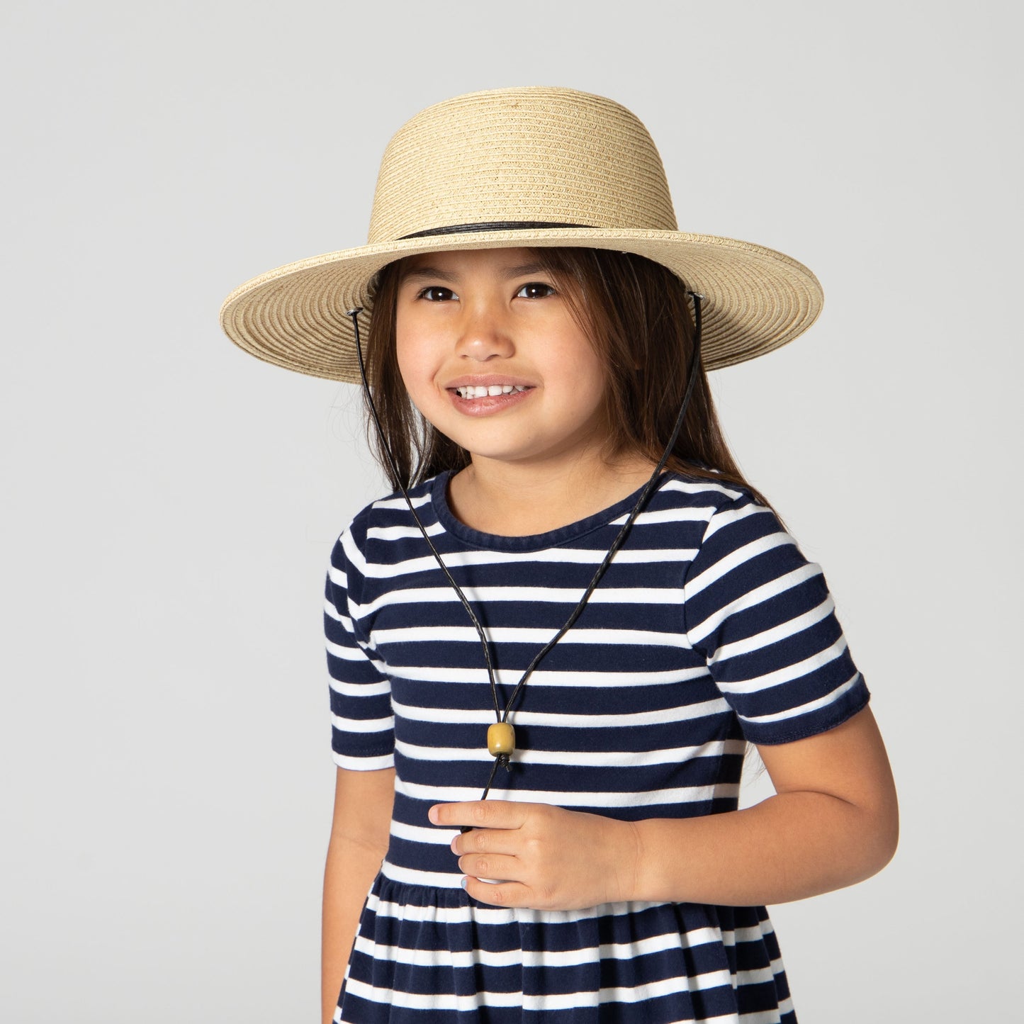 4-8 Year Kid's Sun Hat With Chin Strap