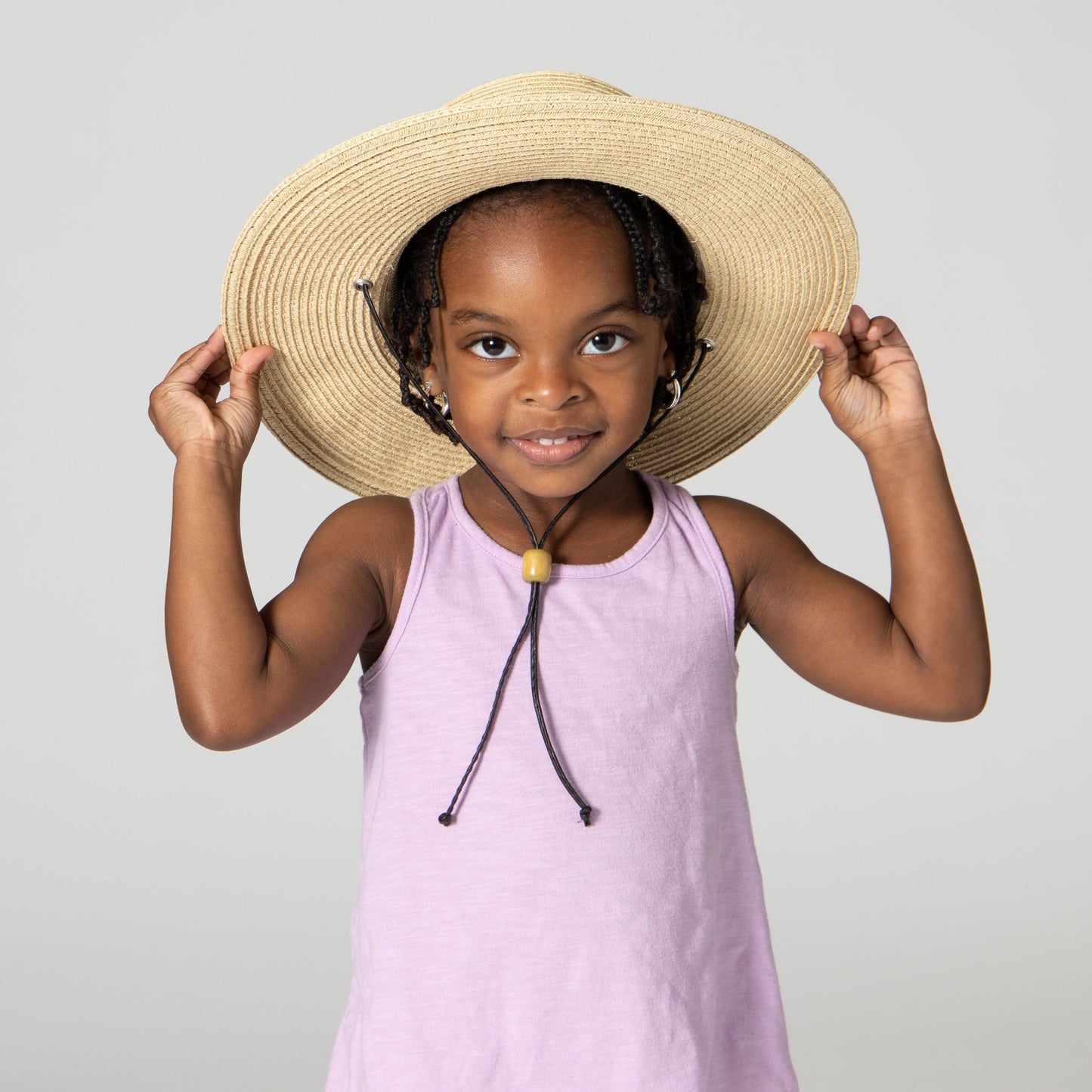 4-8 Year Kid's Sun Hat With Chin Strap