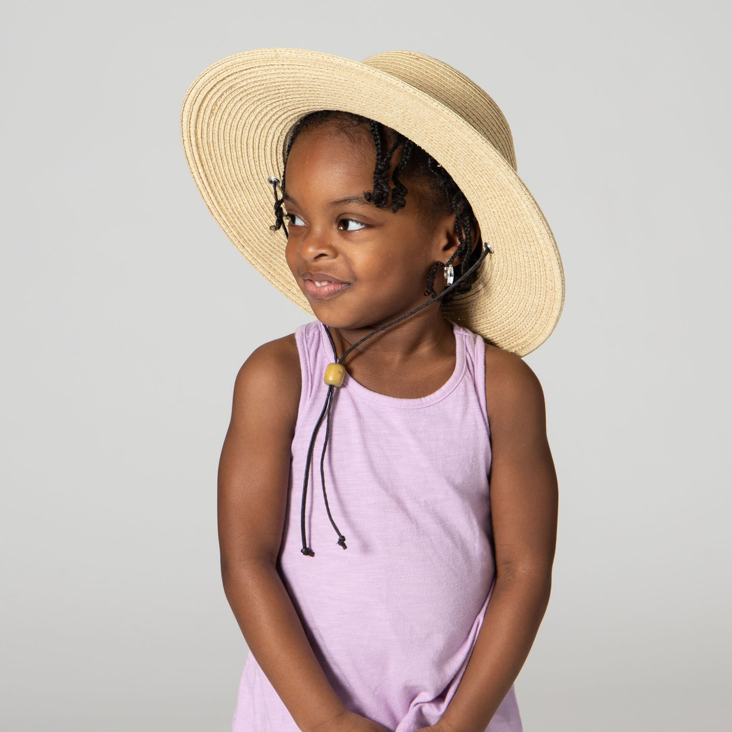 4-8 Year Kid's Sun Hat With Chin Strap