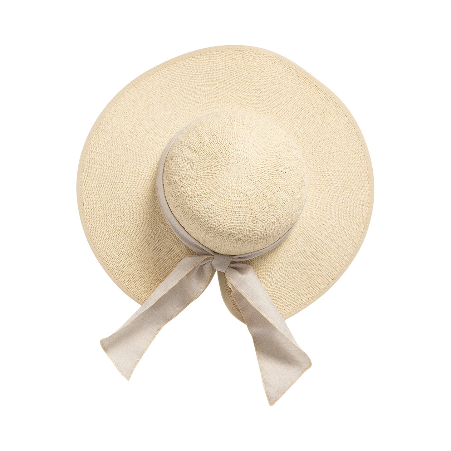 Women's Woven Paper Face Saver w/ Scarf Tie
