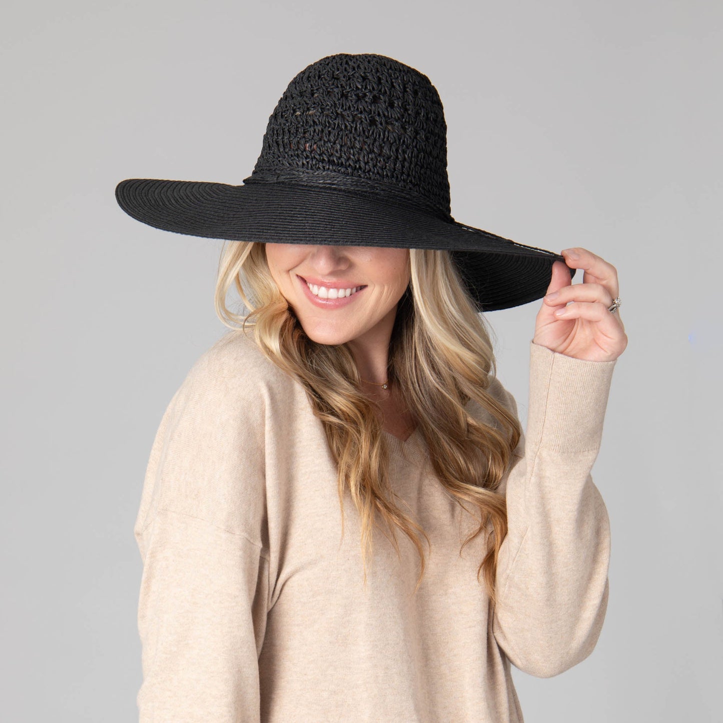 Women's Wide Brim Floppy Hat
