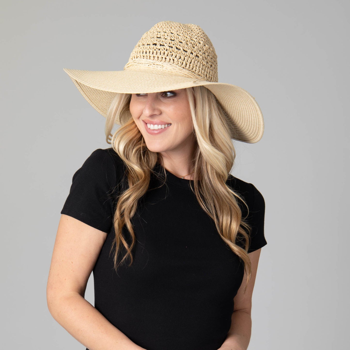 Women's Wide Brim Floppy Hat