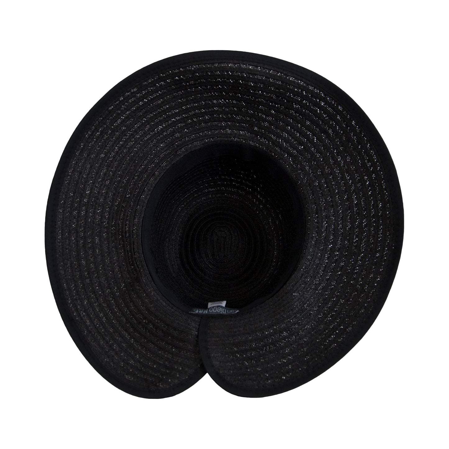 Women's Contrasting Edged Sun Brim Hat with Back Bow