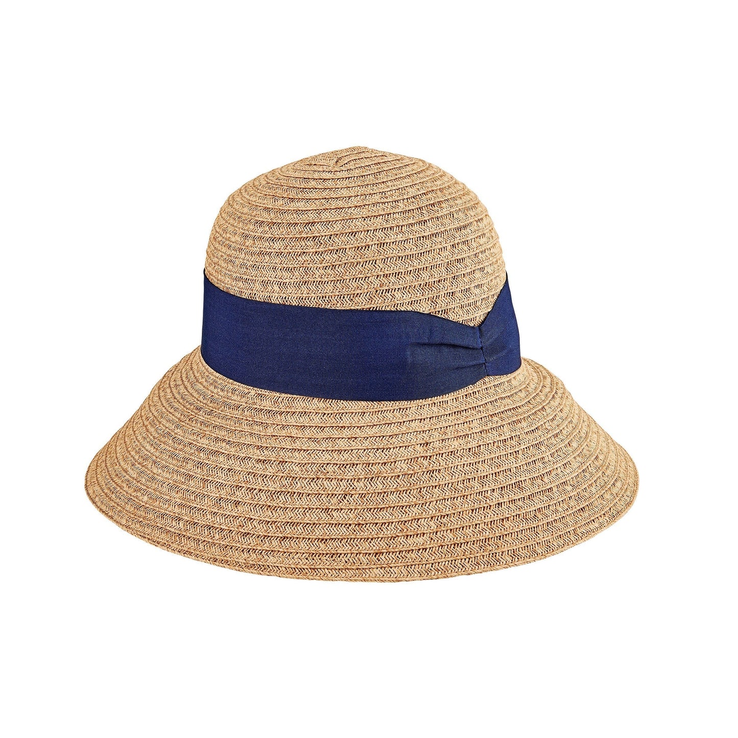 Women's Paperbraid Cloche W/ Grosgrain Band