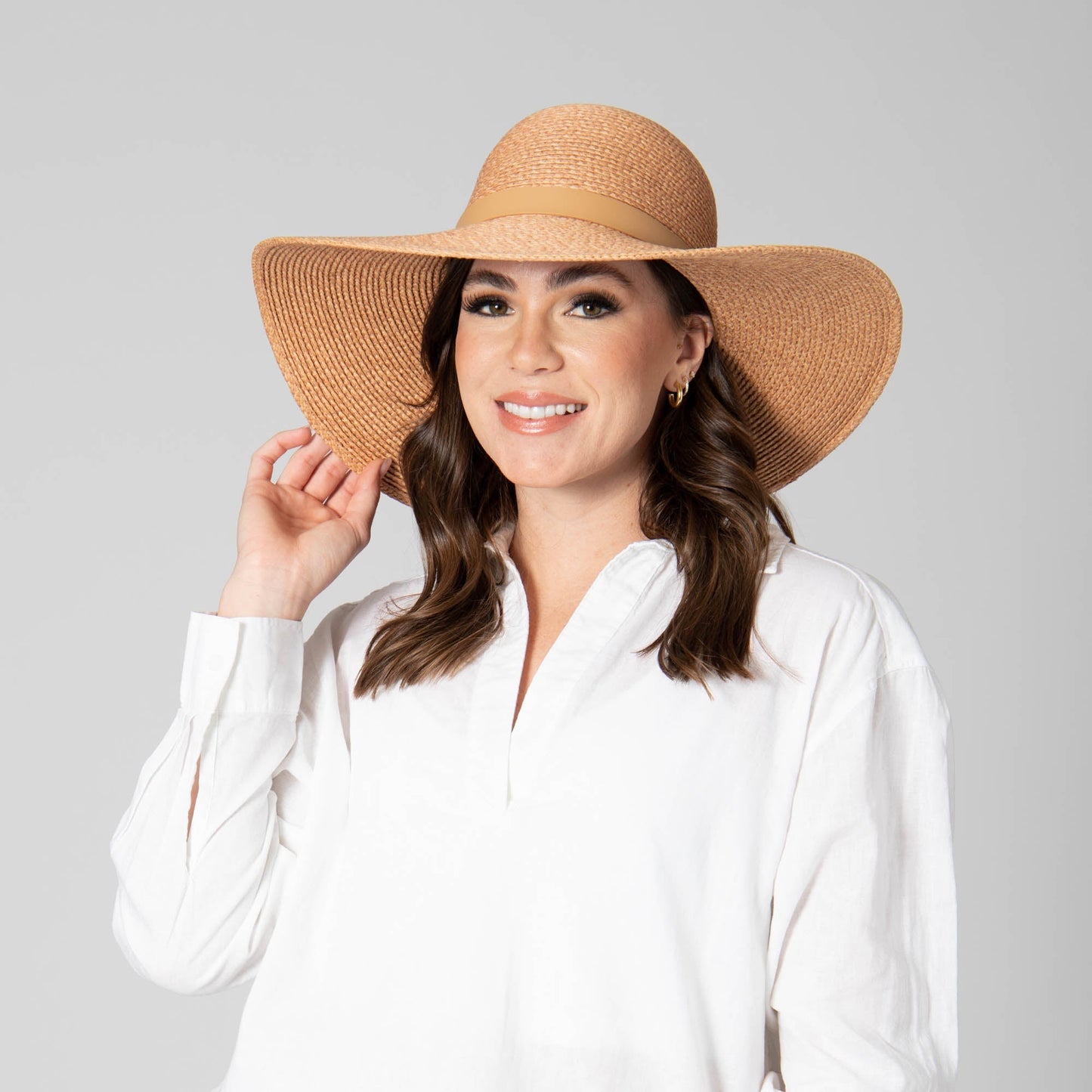 Sun Lounger - Women's Paperbraid Round Crown Sun Hat