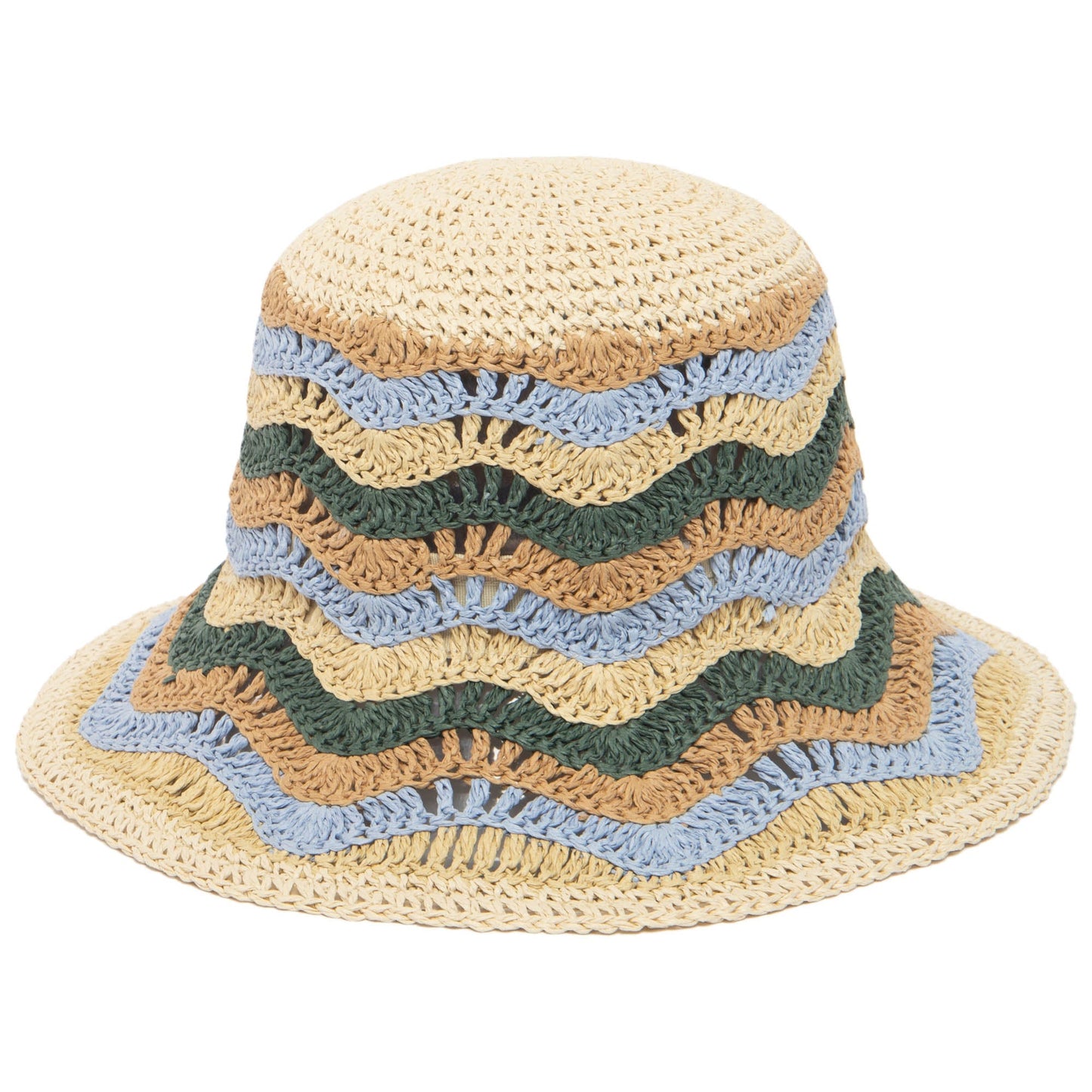 Del Mar - Wavy Striped Bucket Hat