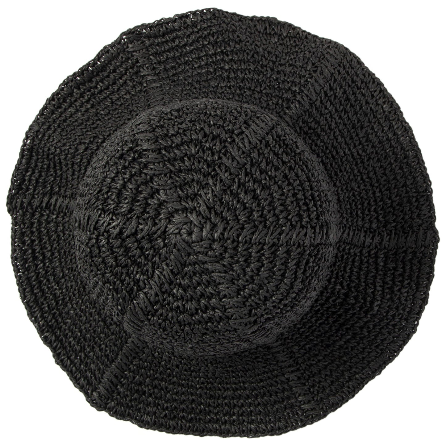 Women's Paper Crochet Floppy Bucket Hat