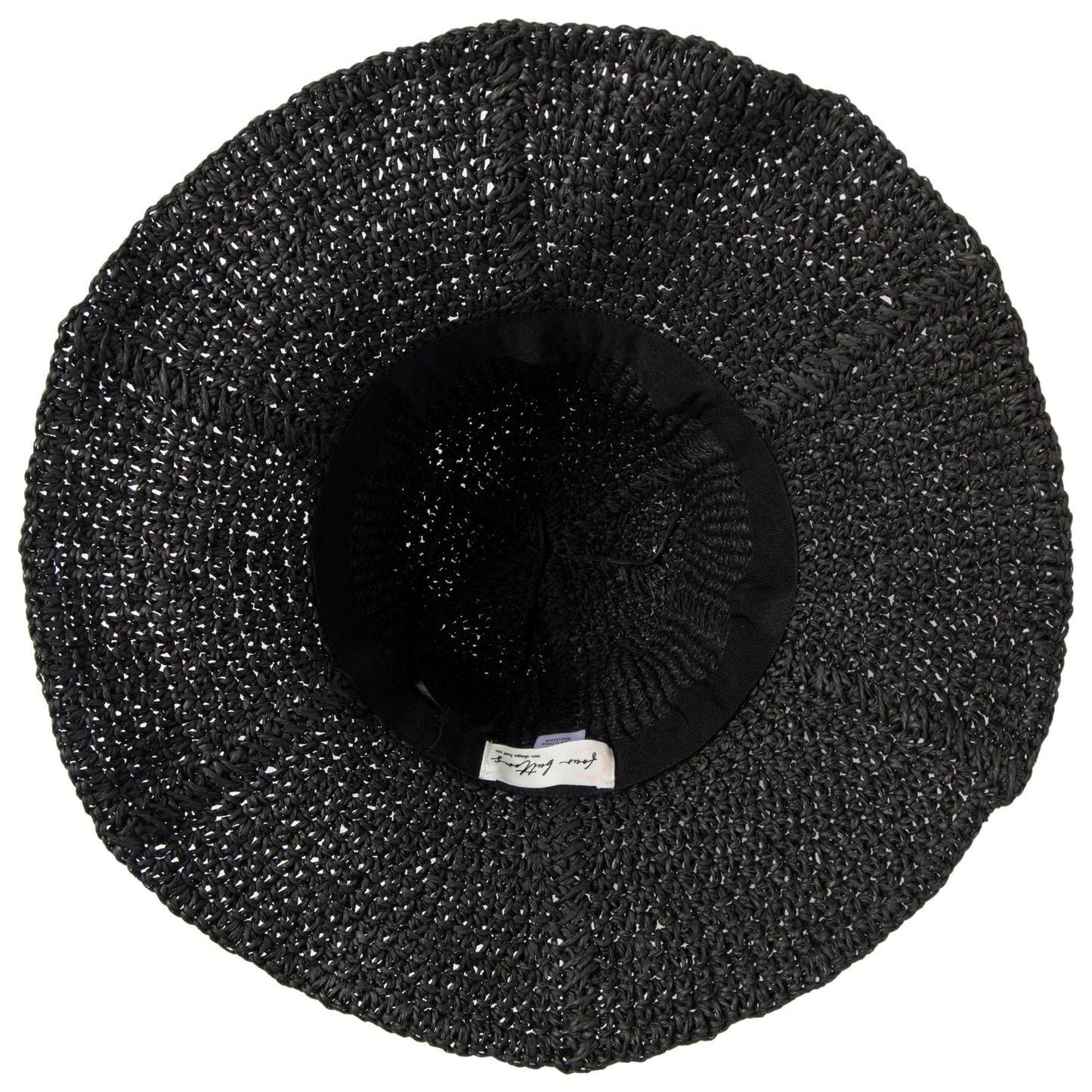 Women's Paper Crochet Floppy Bucket Hat