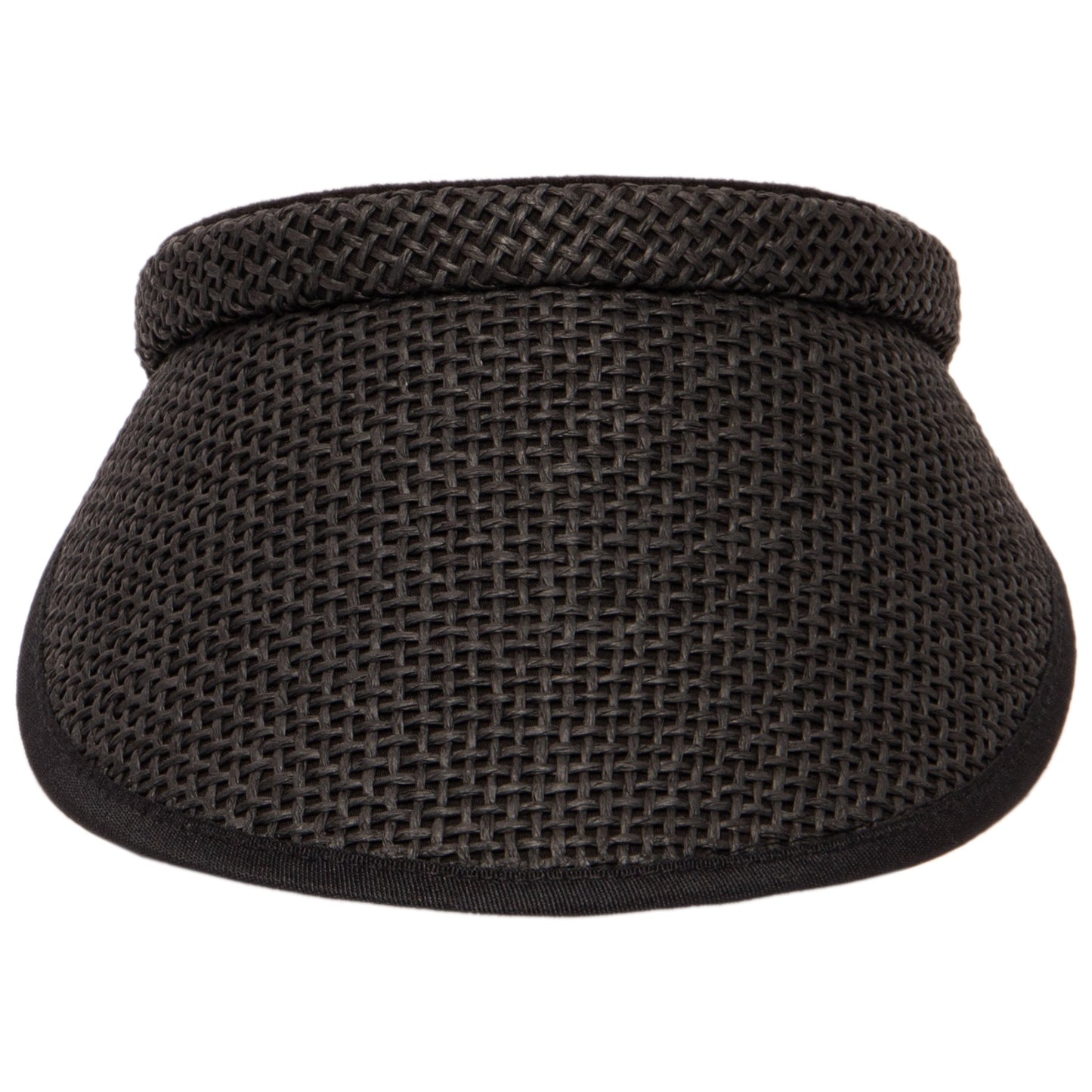 Women's Woven Paper Clip On Visor