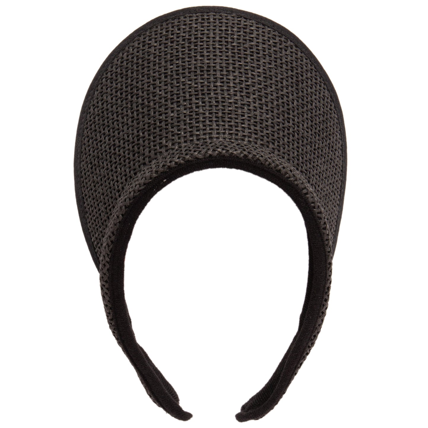 Women's Woven Paper Clip On Visor