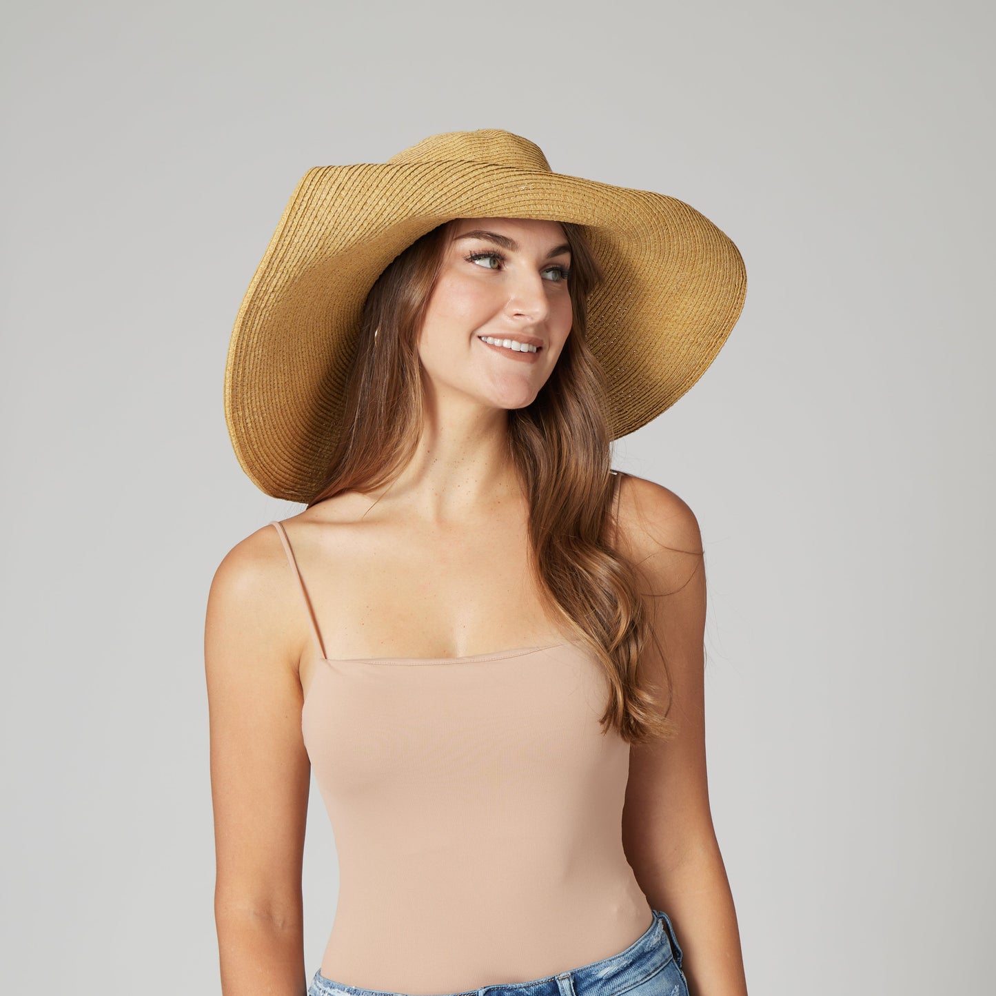 Women's Soft Paperbraid Multi-Way Sun Hat with Oversized Brim