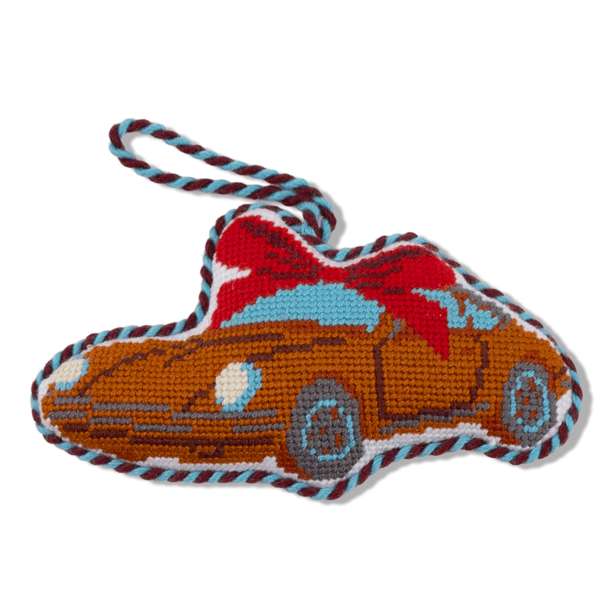 Needlepoint Icon Ornament - Sports Car