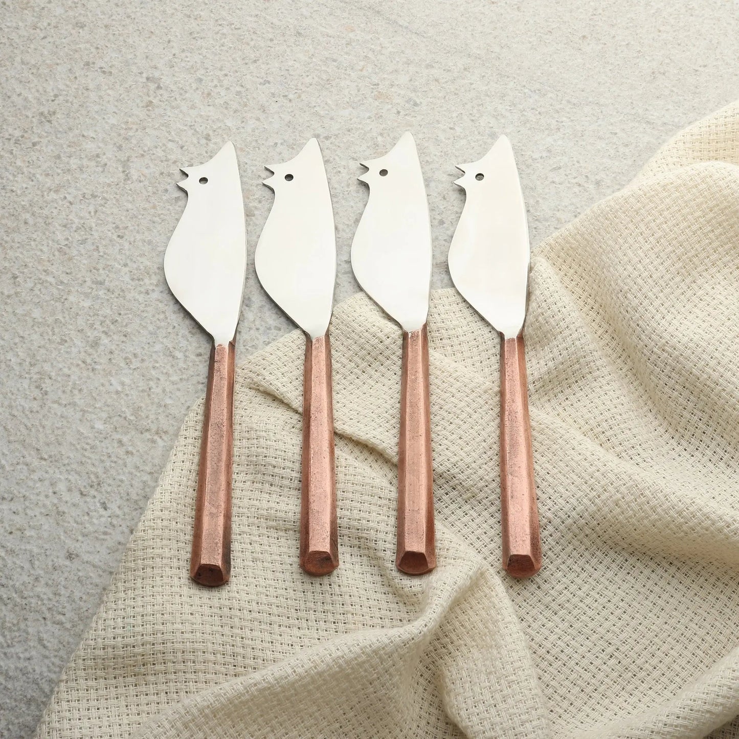 PLATEAU RATONCITO CHEESE SPREADER/KNIFE 4 PC. SET