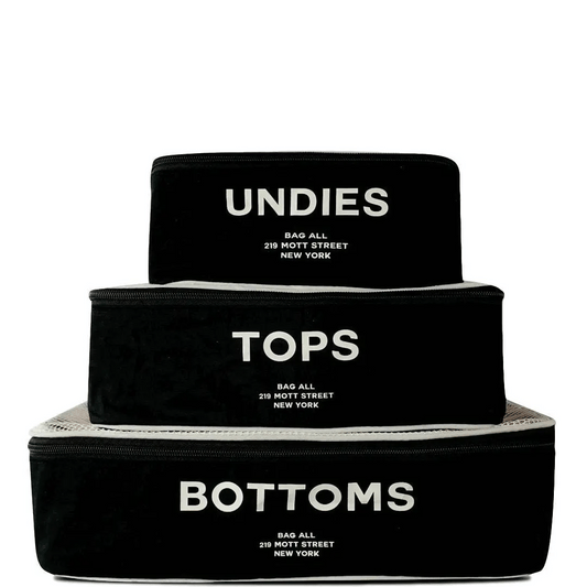 Best Packing Cubes, 3-pack Black - Osadia Concept Store