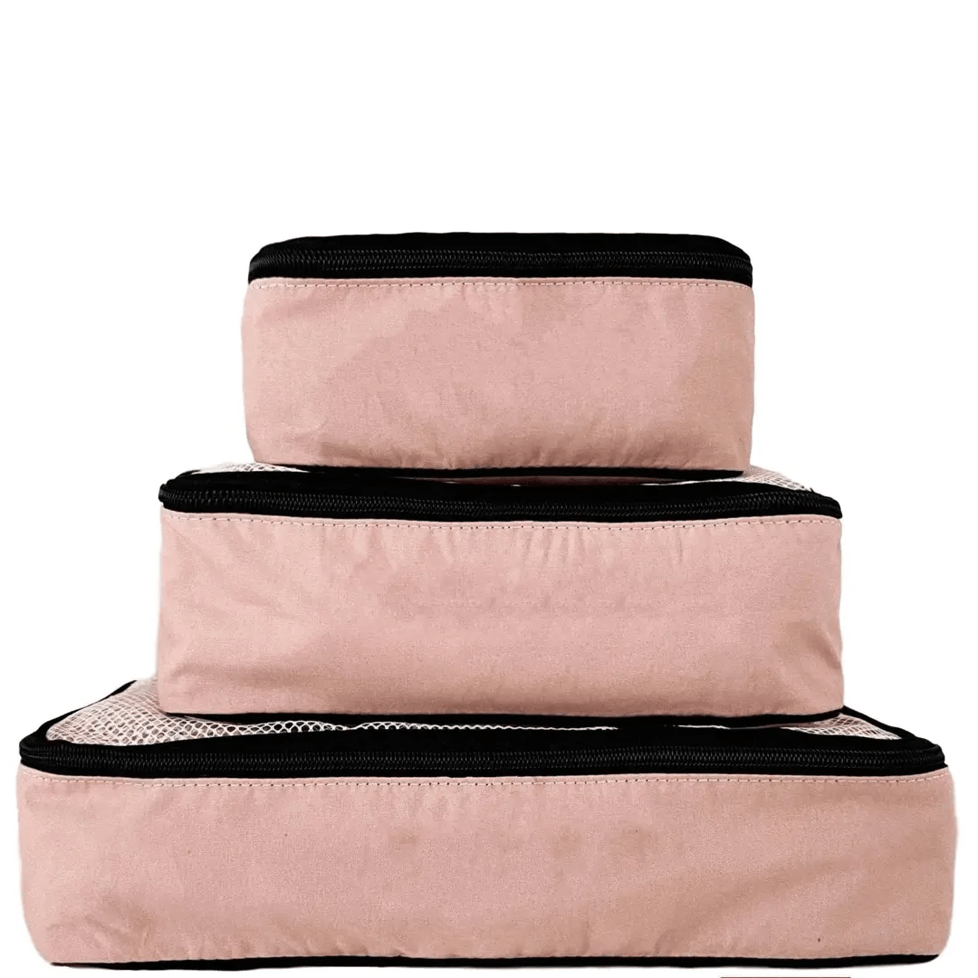 Personalized Packing Cubes, 3-pack Pink/Blush