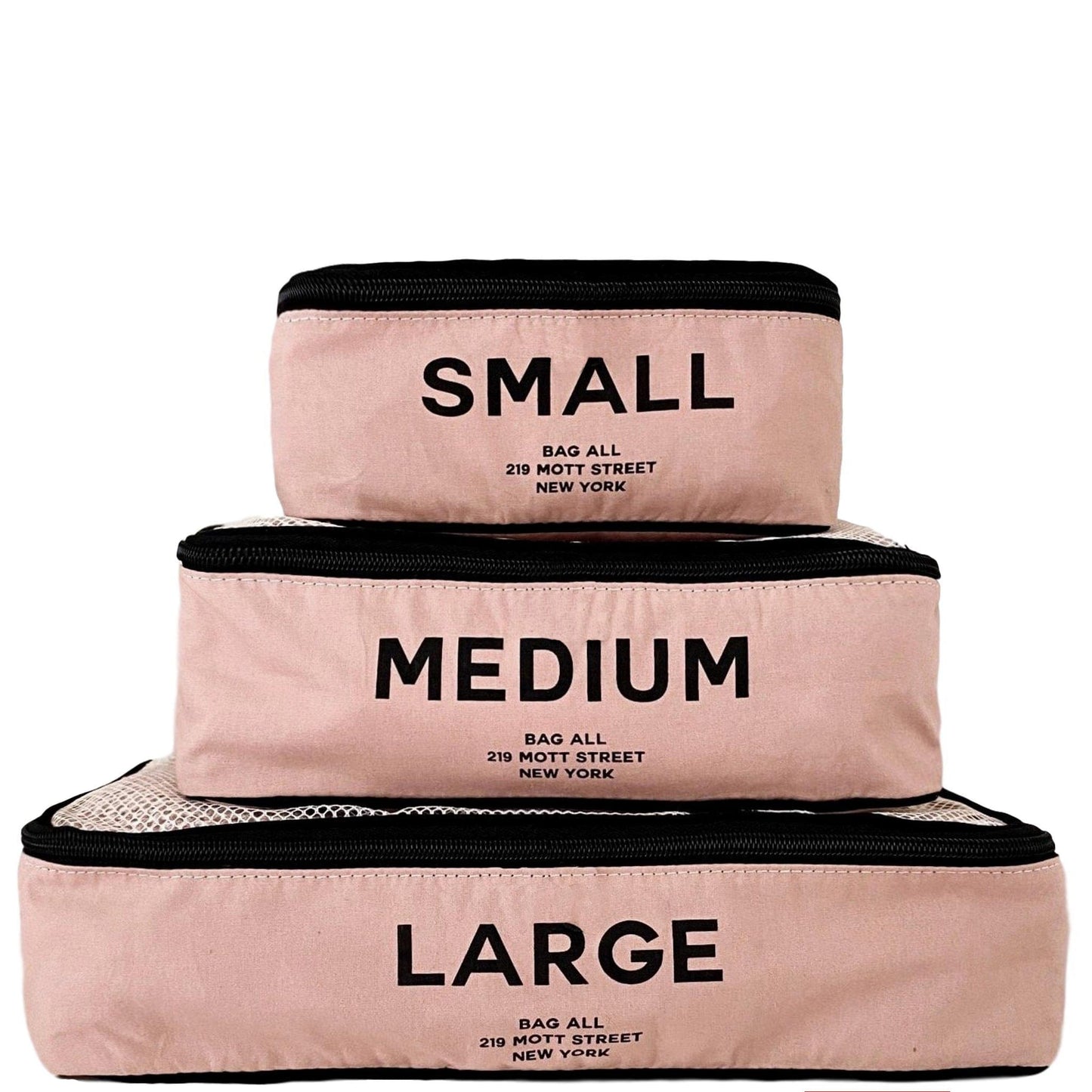 Best Packing Cubes, 3-pack Pink/Blush
