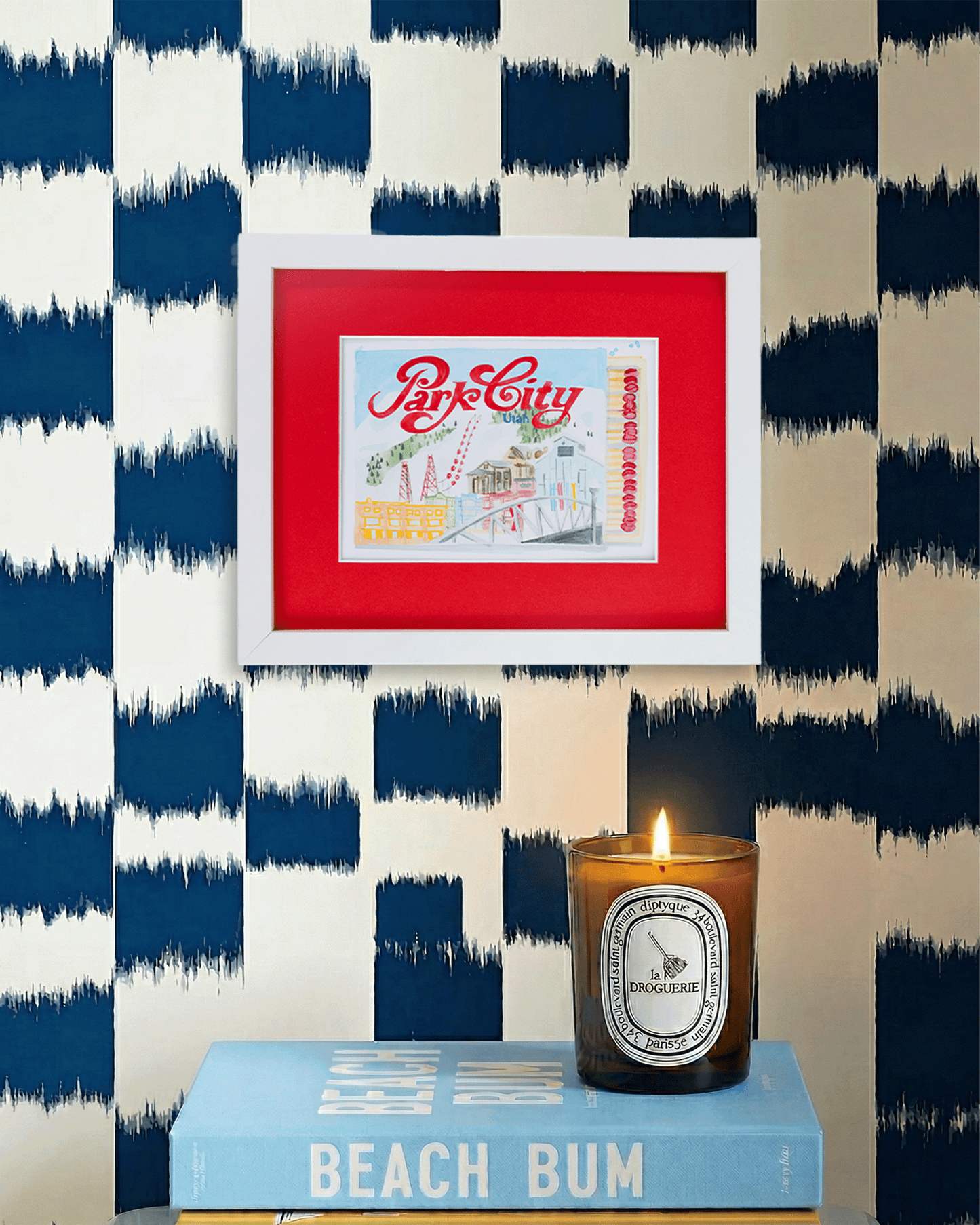 Park City Utah Matchbook Art Print