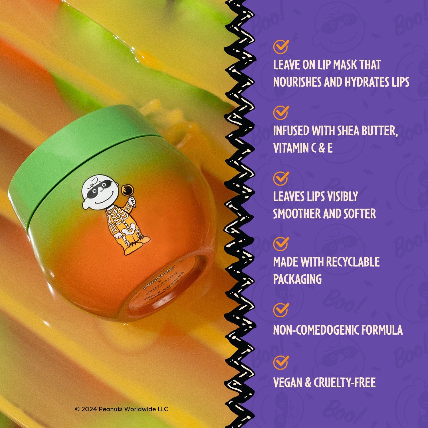 Peanuts Halloween | Apple Bobbing Overnight Lip Mask - Osadia Concept Store