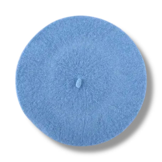 The Looker Classic French Beret - Sky Blue
