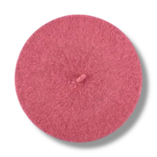 The Looker Classic French Beret - Dusty Pink