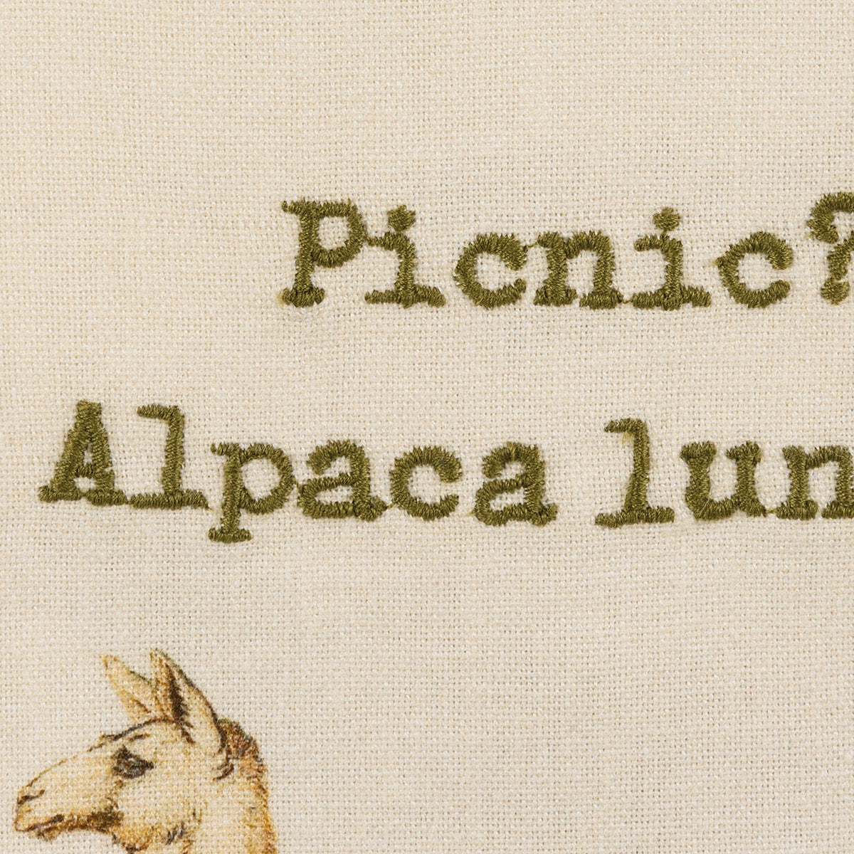 Picnic? Alpaca Our Lunch Dish Cloth Towel | 8" x 28"