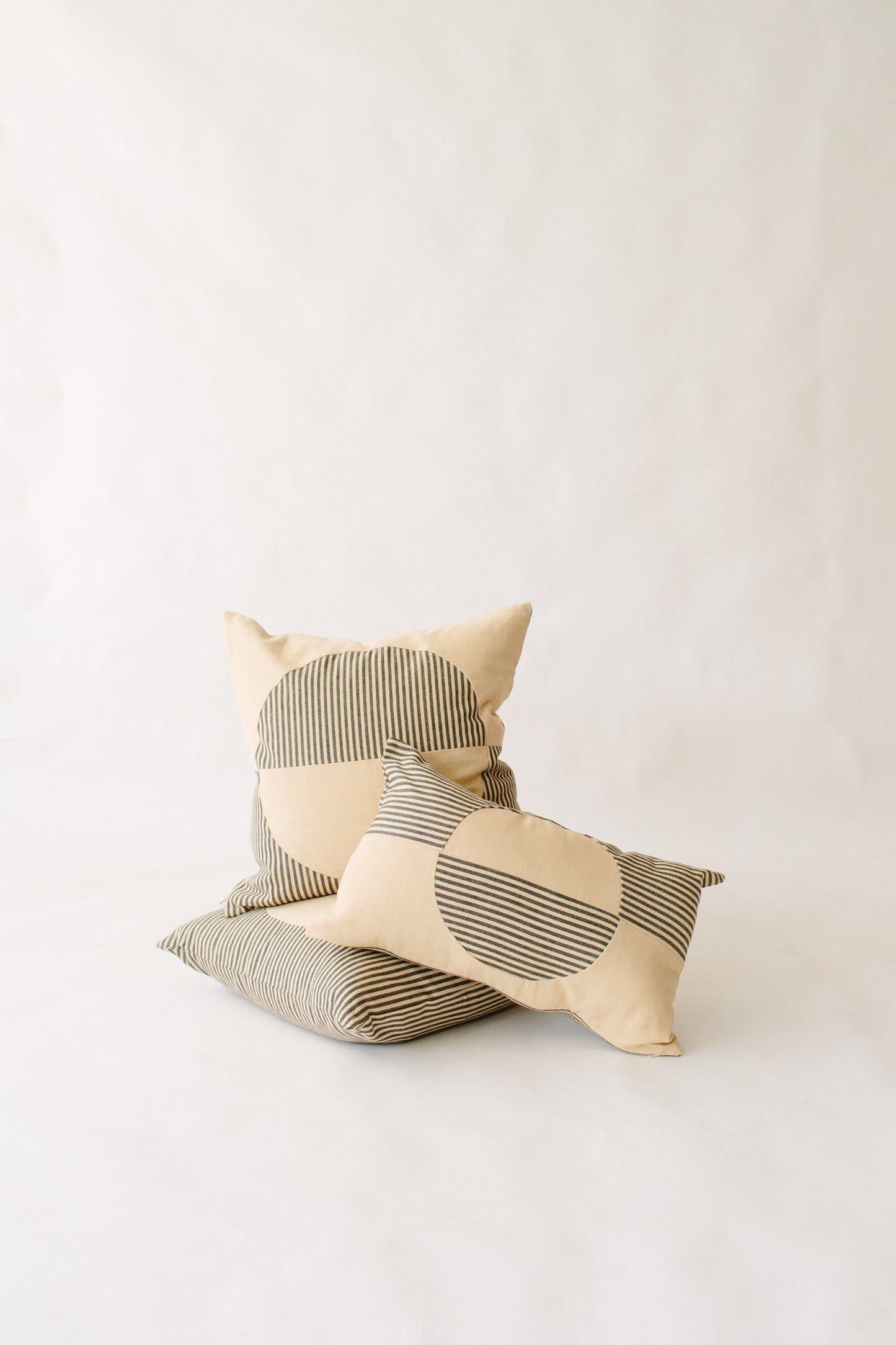 LOOM Imports Stripe Moon Pillow