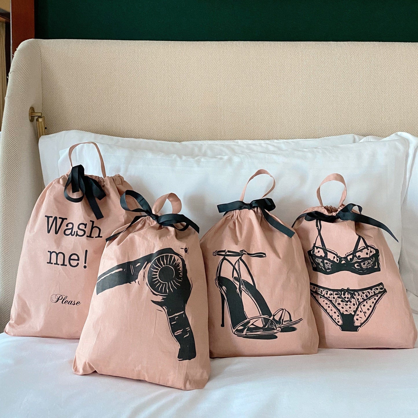Women's Travel Set 4-pack, Pink/Blush - Osadia Concept Store