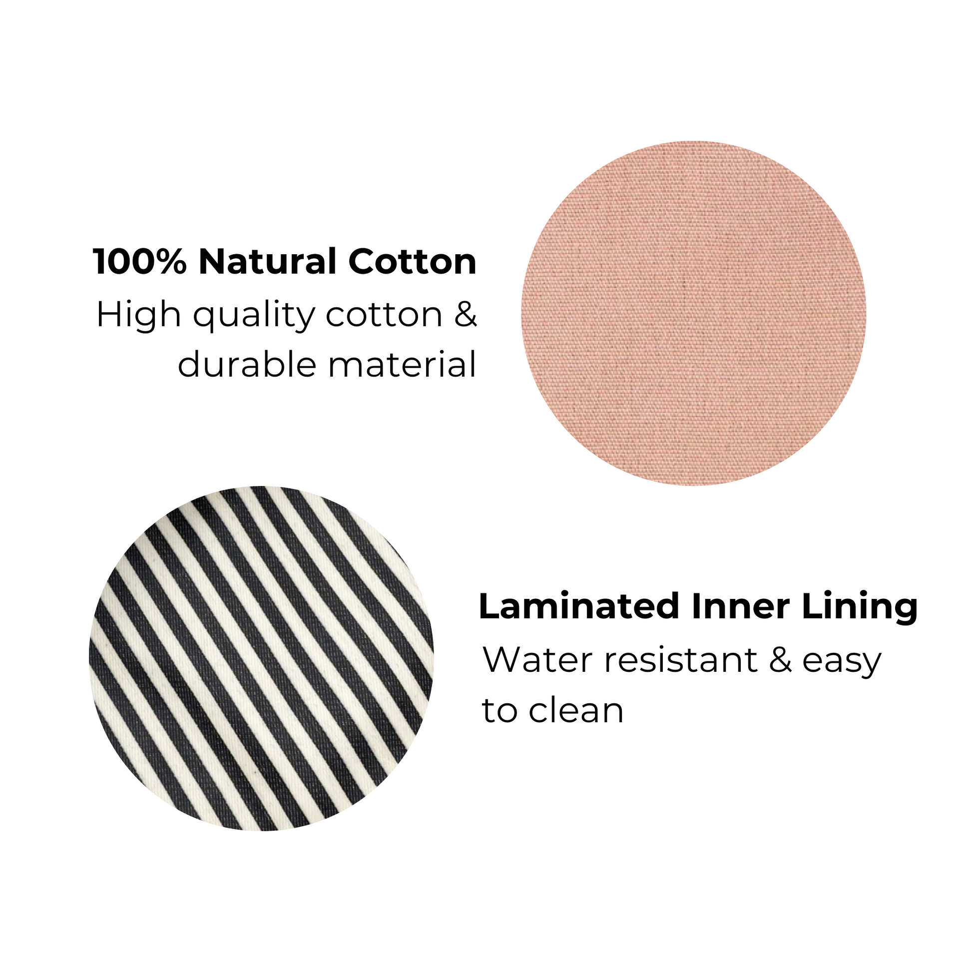 My Makeup Pouch, Coated Lining, Pink/Blush - Osadia Concept Store