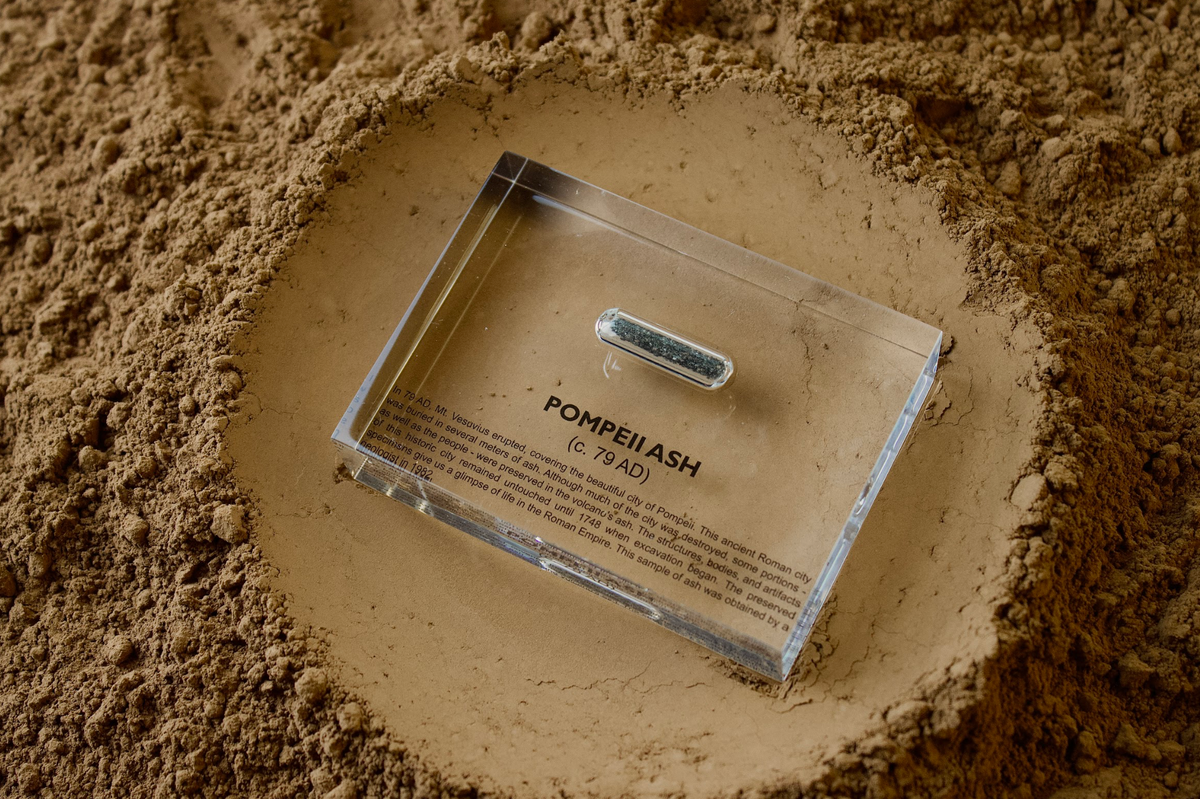 Pompeii Ash Artifact Display