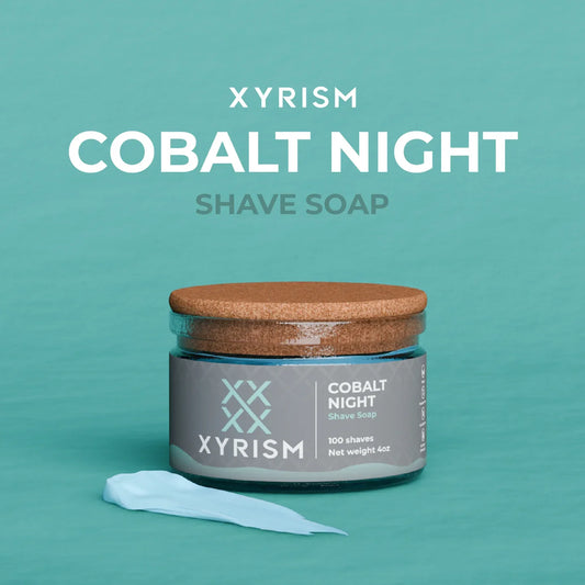 XYRISM Cobalt Night Shave Soap 4oz