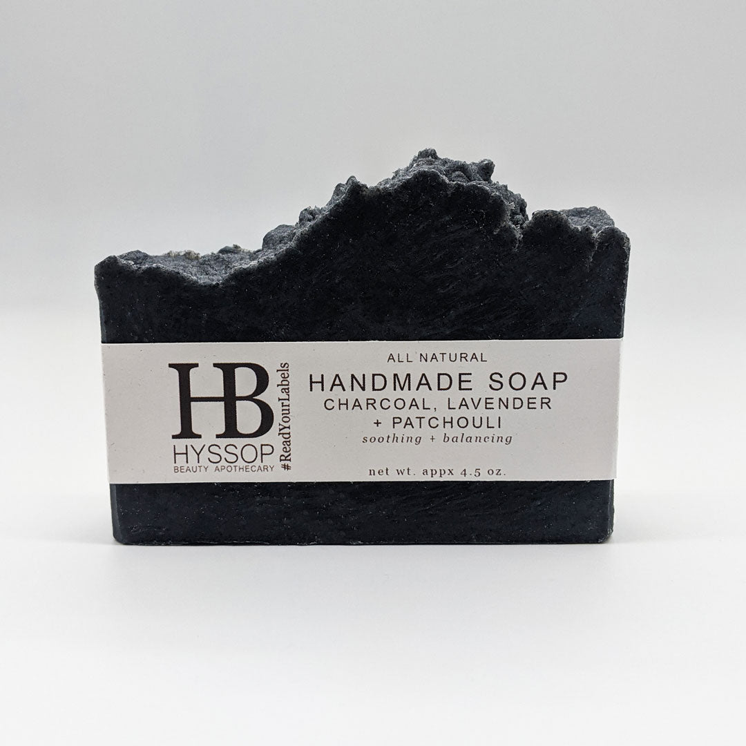 Bar Soap: Charcoal, Lavender + Patchouli - Osadia Concept Store