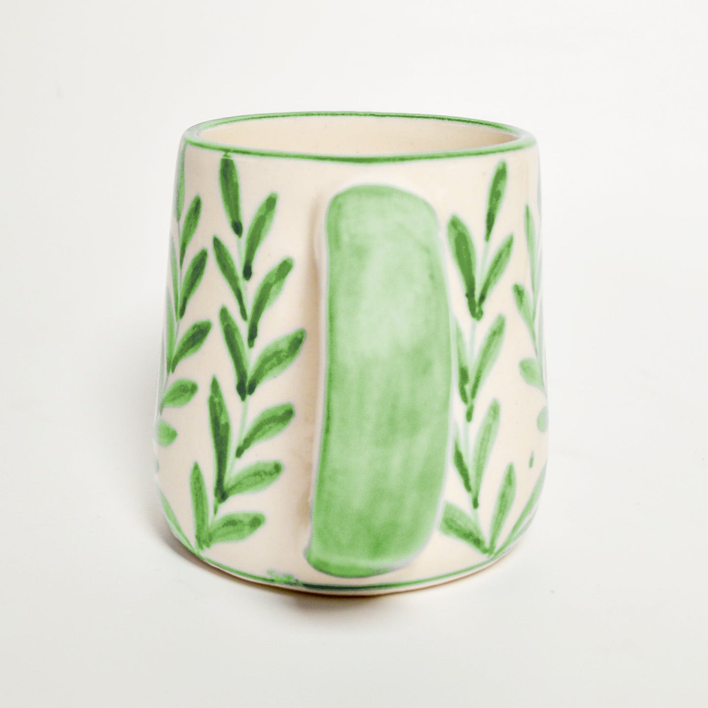Green Anaar Coffee Mug- , 3.5 X 3 Inches (Set of 2)