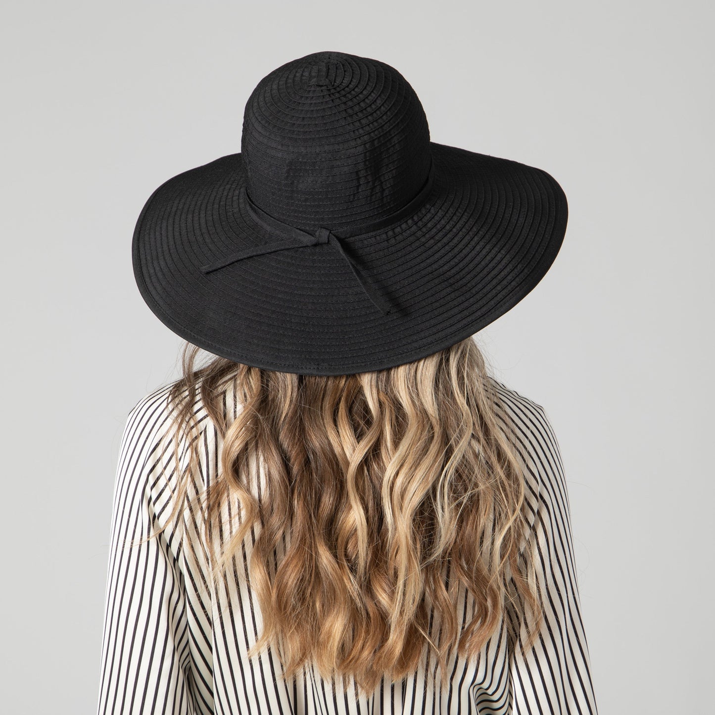 Women's Ribbon Braid Large Brim Hat
