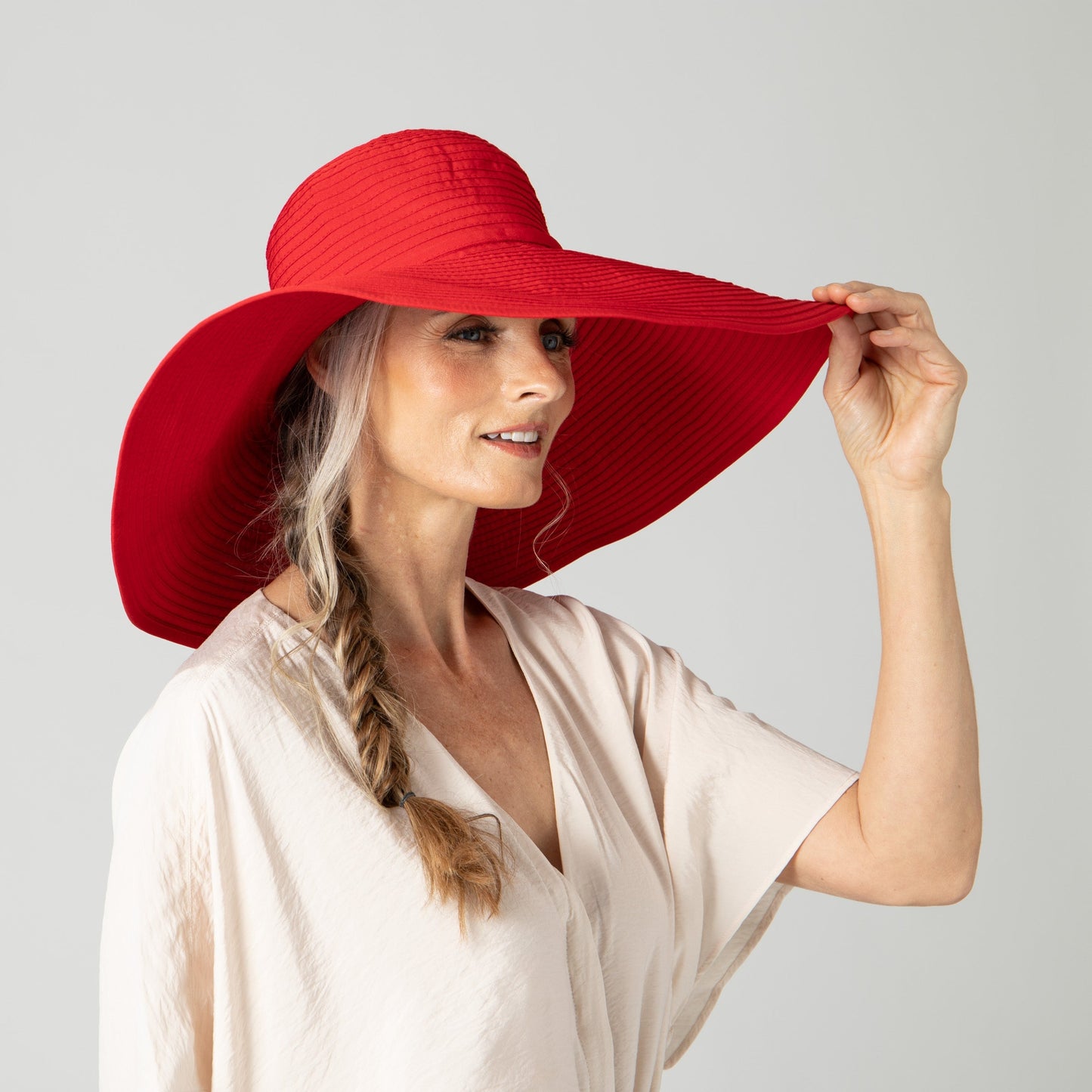 Women's Ribbon Braid XL Brim Hat