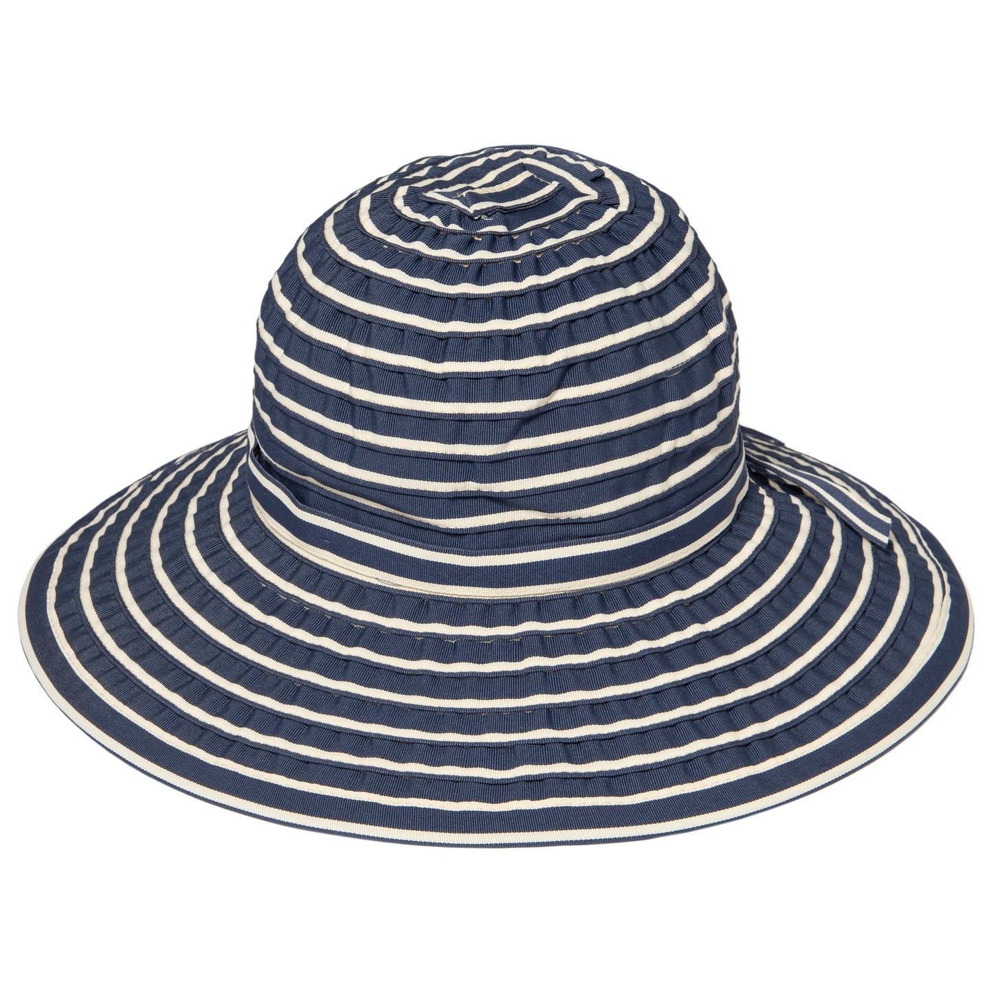 Women's Striped Sun Brim w/ Ribbon (RBM207)