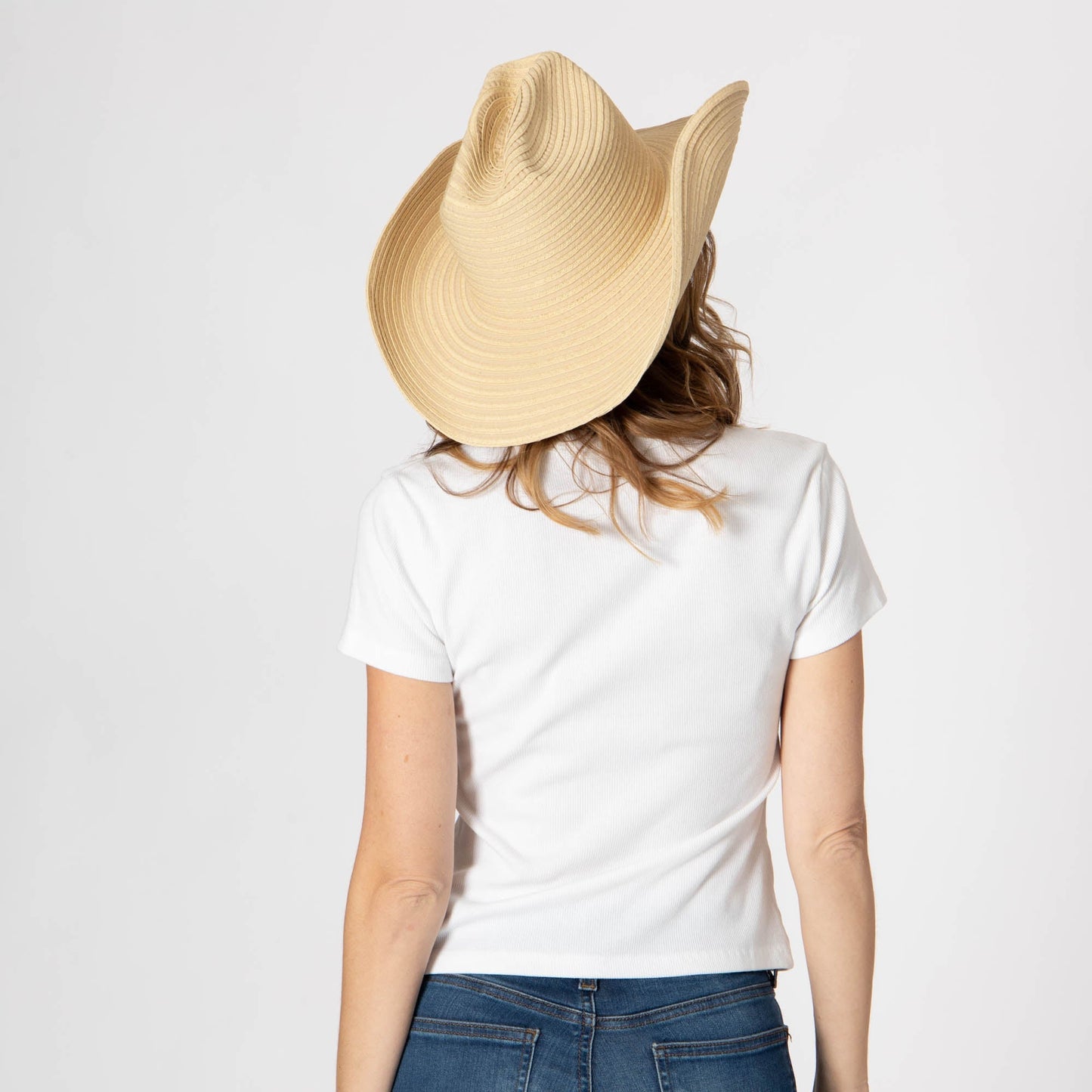 Luz - Cattleman's Crease Cowboy with Rolled Wire Brim