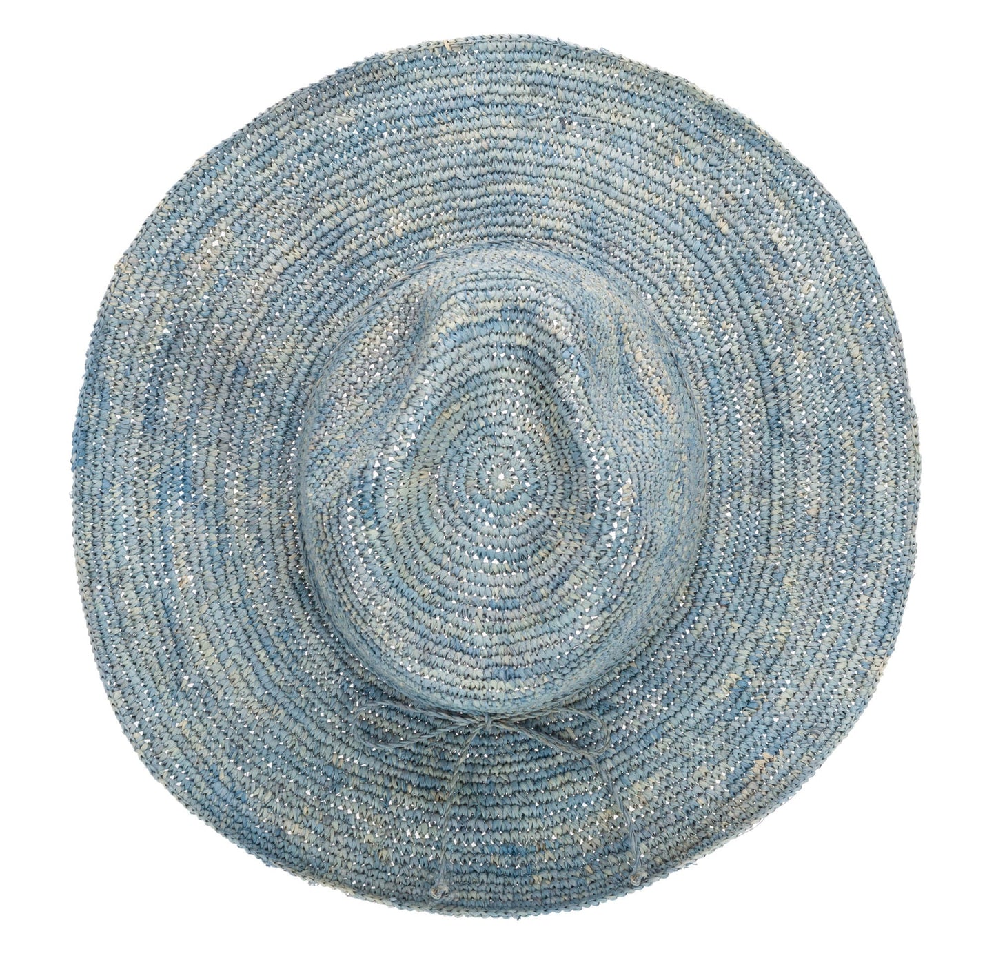 Marina Women's Crochet Raffia Fedora