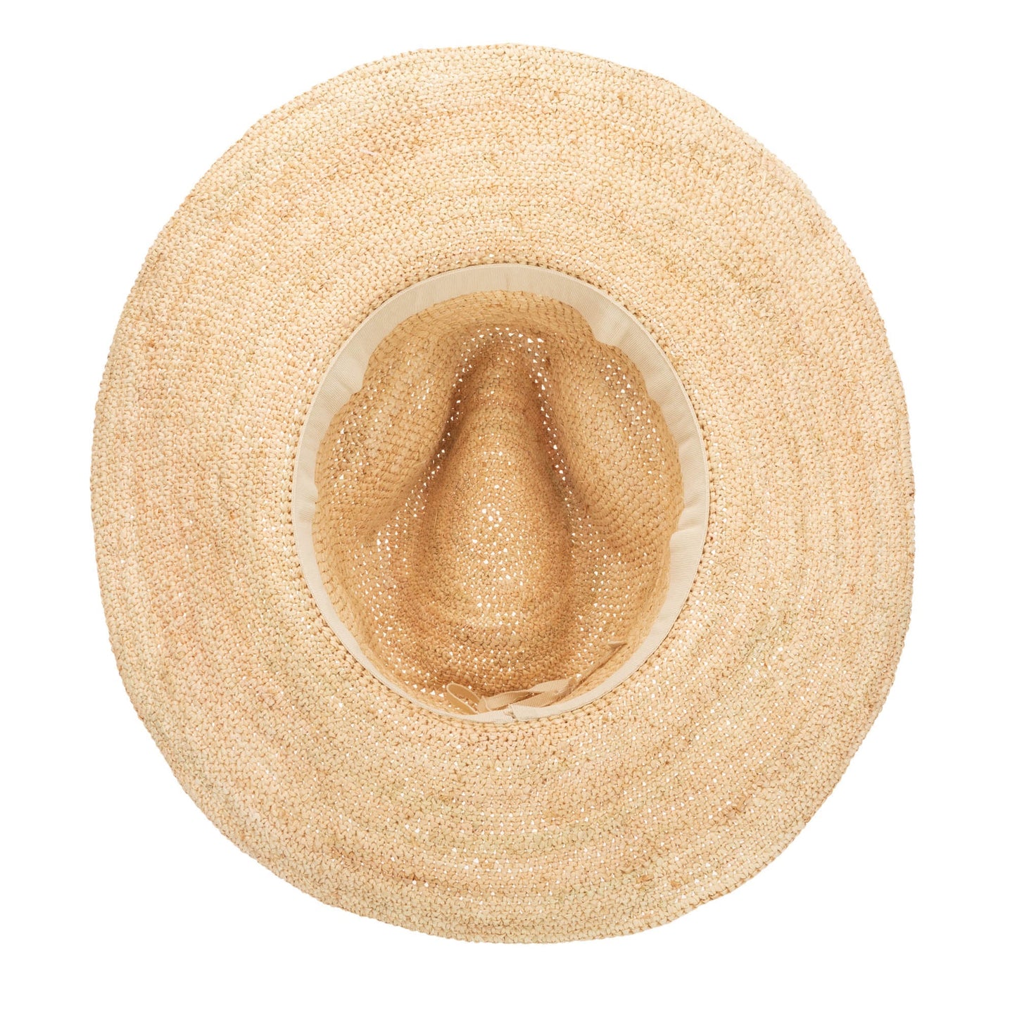 Marina Women's Crochet Raffia Fedora
